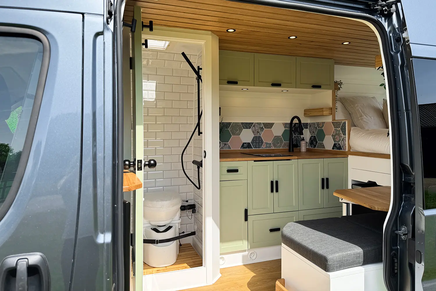 Vanlife Kunu Campervan Interior Toilet