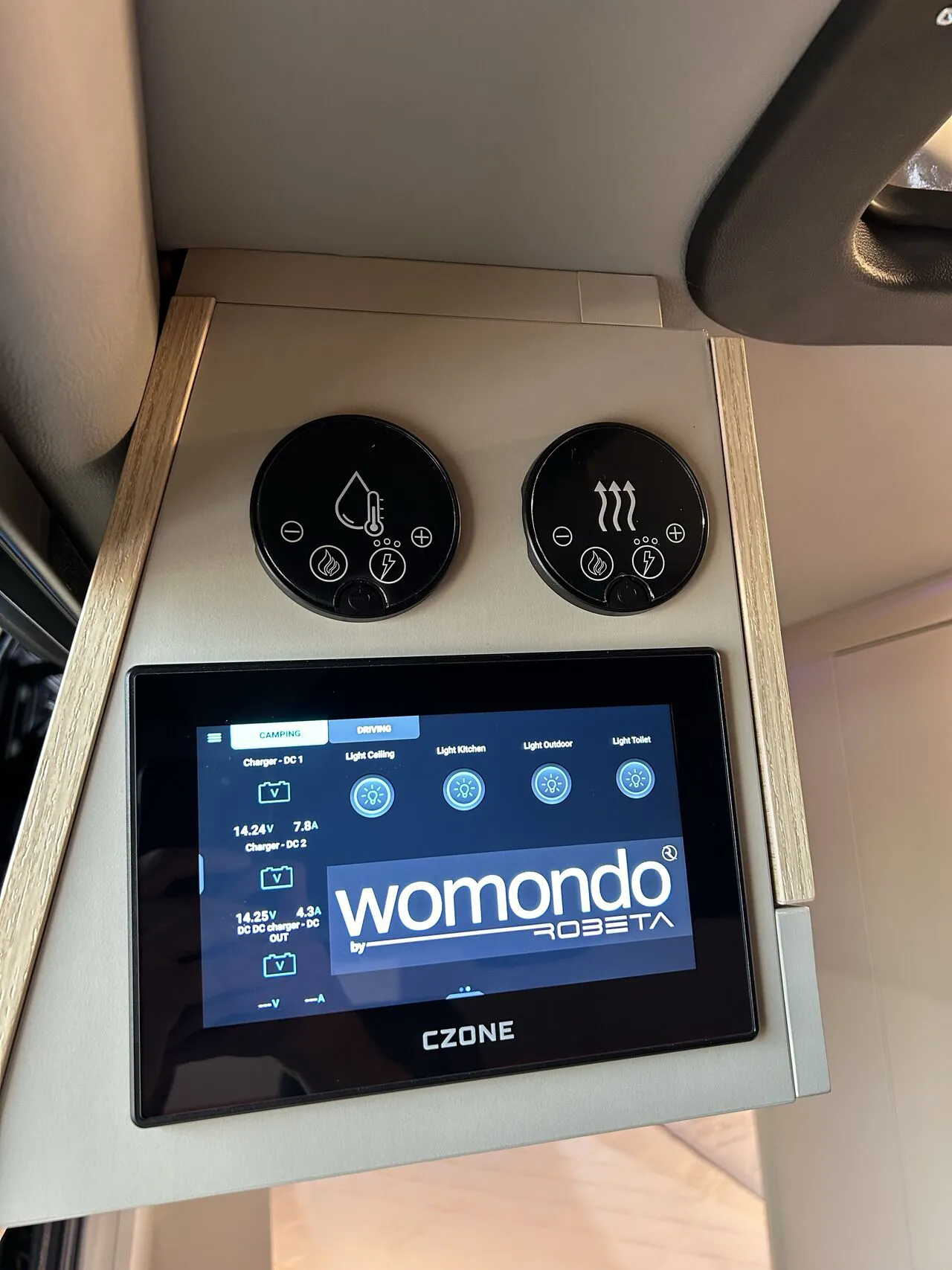 Whale Stand Control Panel