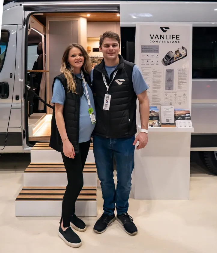 Vanlife Conversions Stand Emma Team